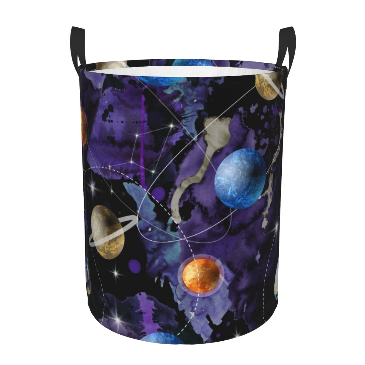 Home Decor Hampers - Uniwersalny Okrągły Kosz na Bieliznę, Pojemnik