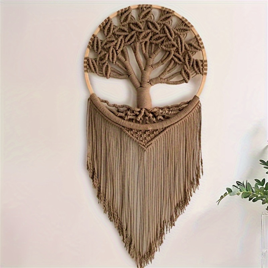 Home Decor Handmade - Drzewo życia Makrama Wisząca Ściana Ręcznie