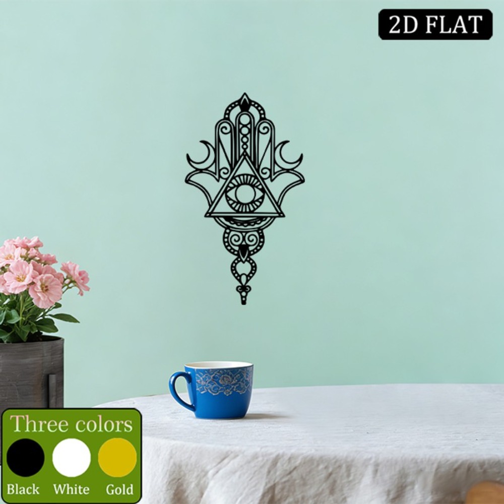 Home Decor In - CIFBUY Metalowa dekoracja ścienna Hamsa Oko