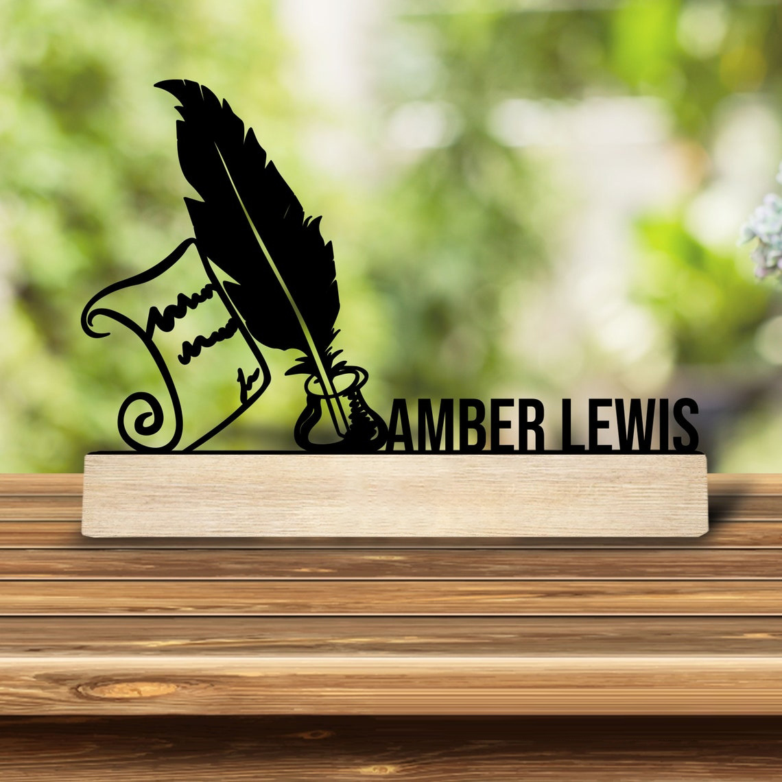Home Decor Quirky - 1 szt. Personalizowana retro żelazna statuetka