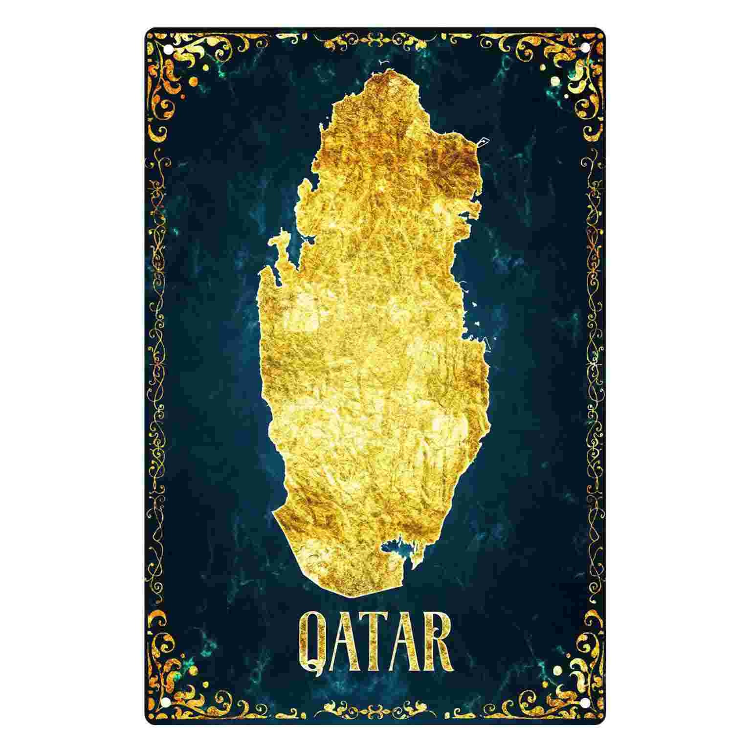 Home Decor Qatar - 2D PŁASKA METALOWA DEKORACJA ŚCIENNA 1