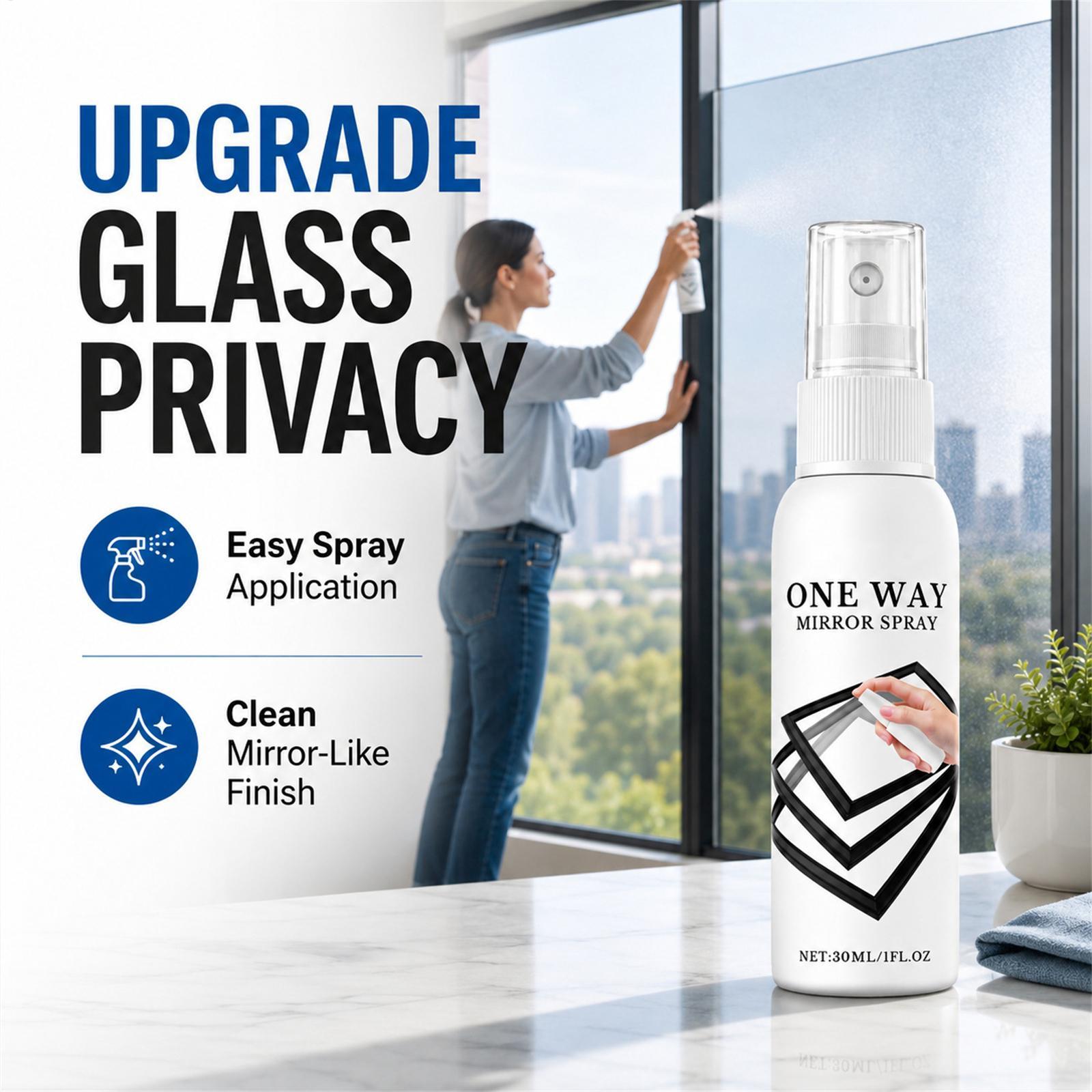 Home Decor Window Blinds - Spray odblaskowy do szyb 30ml, szybkoschnący,
