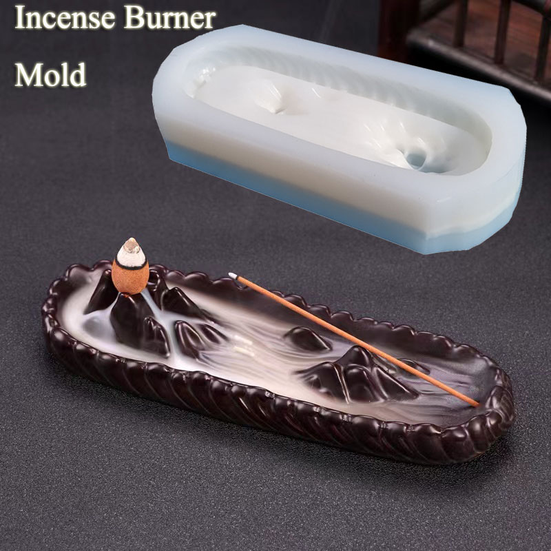 Incense Stick Holder - Duże uchwyt kadzidła betonowe formy silikonowe