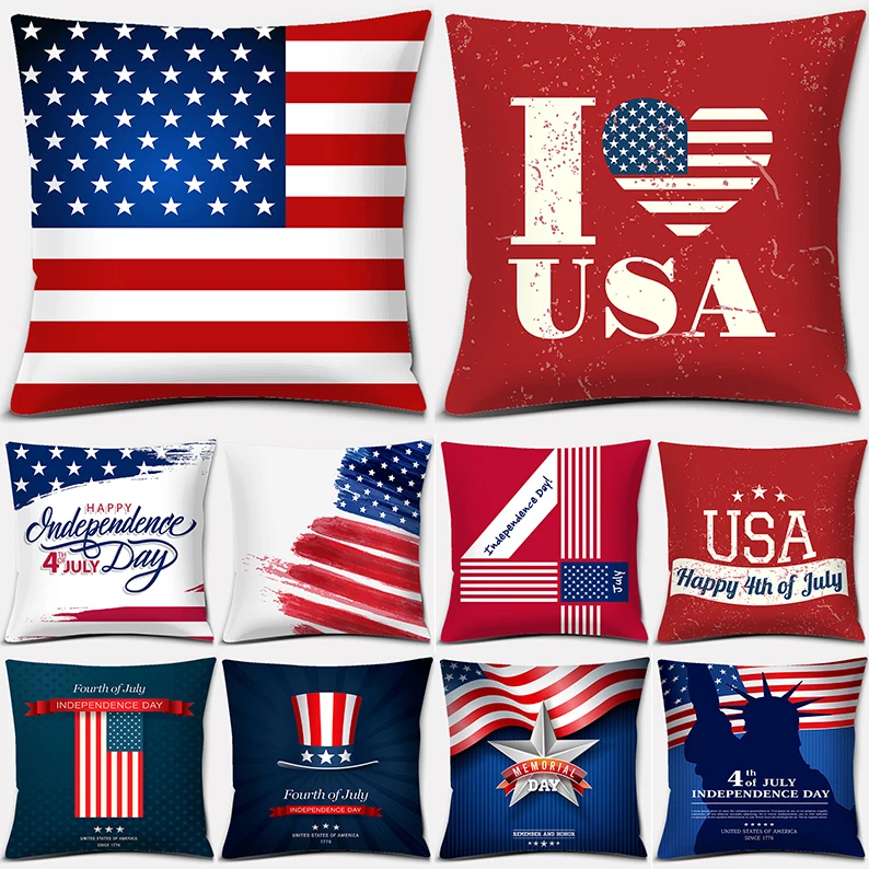Home Decor Kuching - Amerykański dzień niepodległości serii miłość USA
