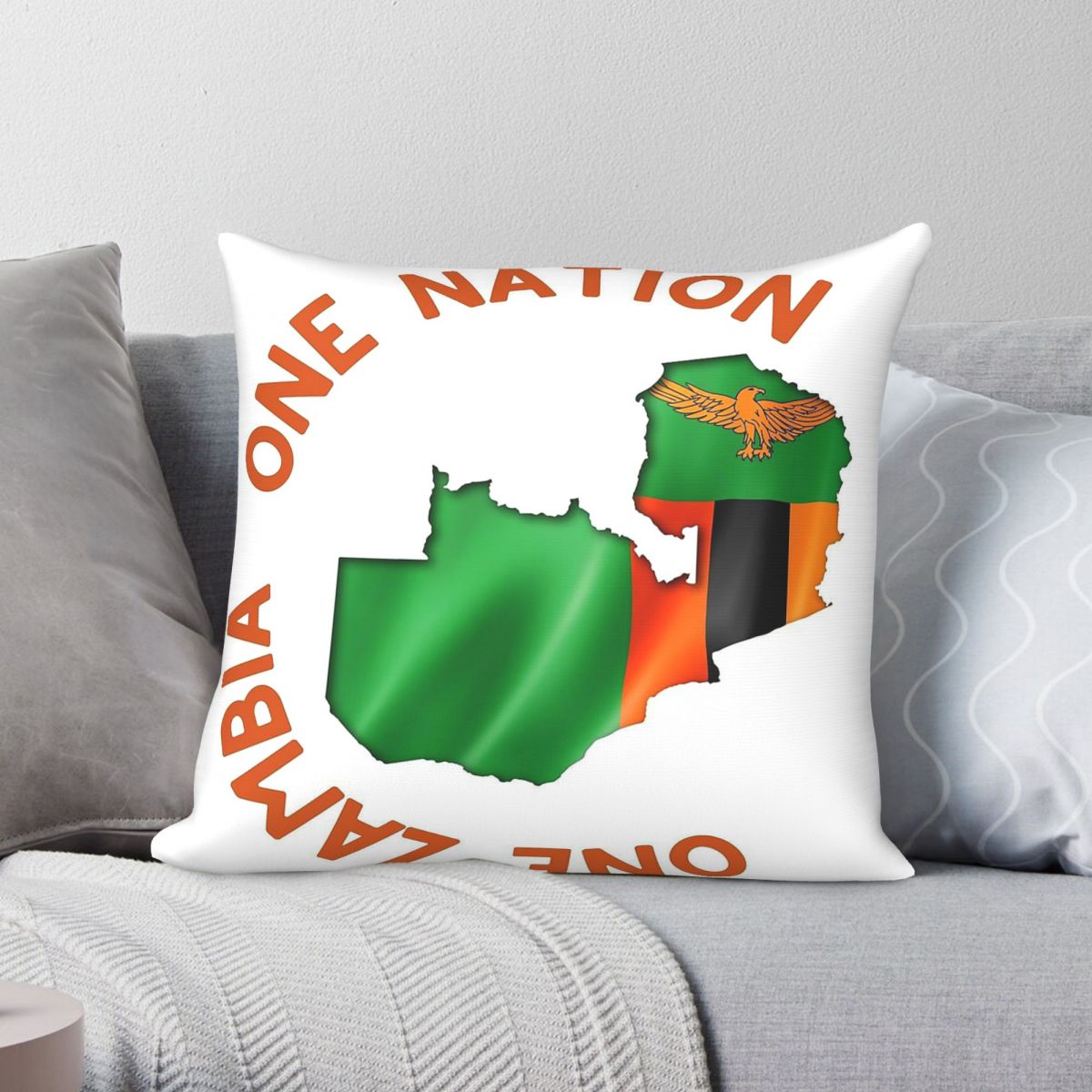 Home Decor Zambia - Poszewka na poduszkę One Zambia One