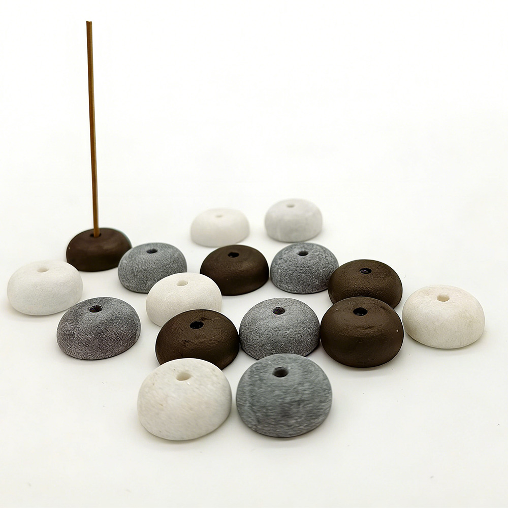 Incense Stick Holder - 2 szt. Naturalny Kamienny Podstawka na
