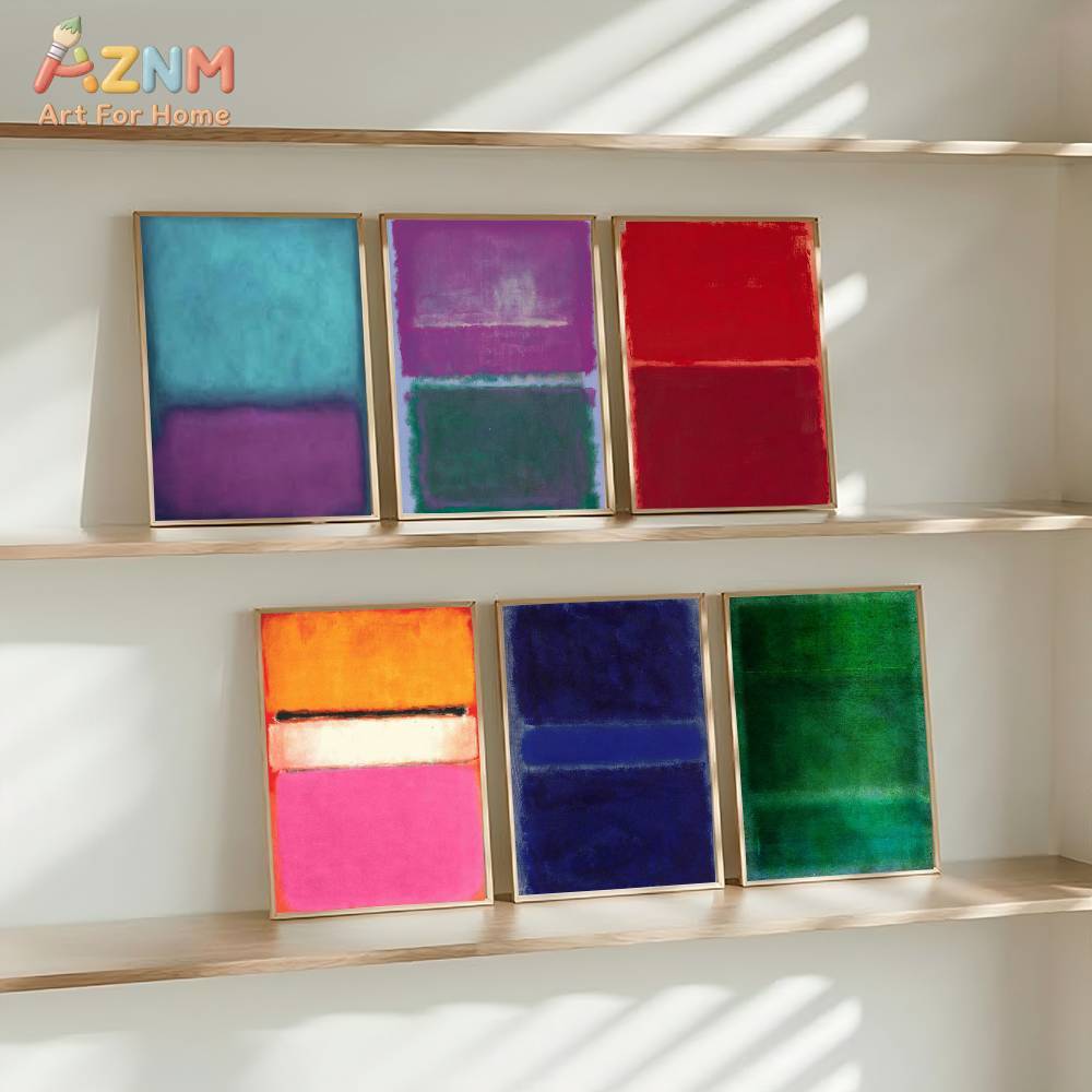 Geometric Wall Art - AZNM Obraz na płótnie w stylu