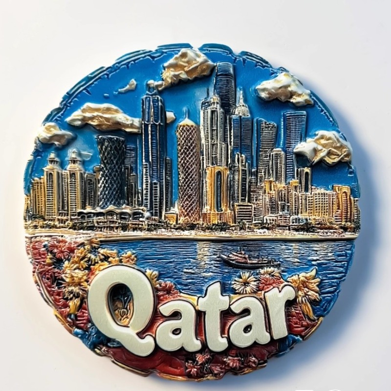 Home Decor Qatar - Magnesy na lodówkę z Kataru, pamiątki