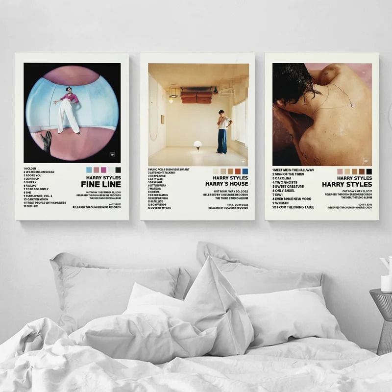 Home Decor Ikea - Nowy plakat domu H-harry'ego cienka linia