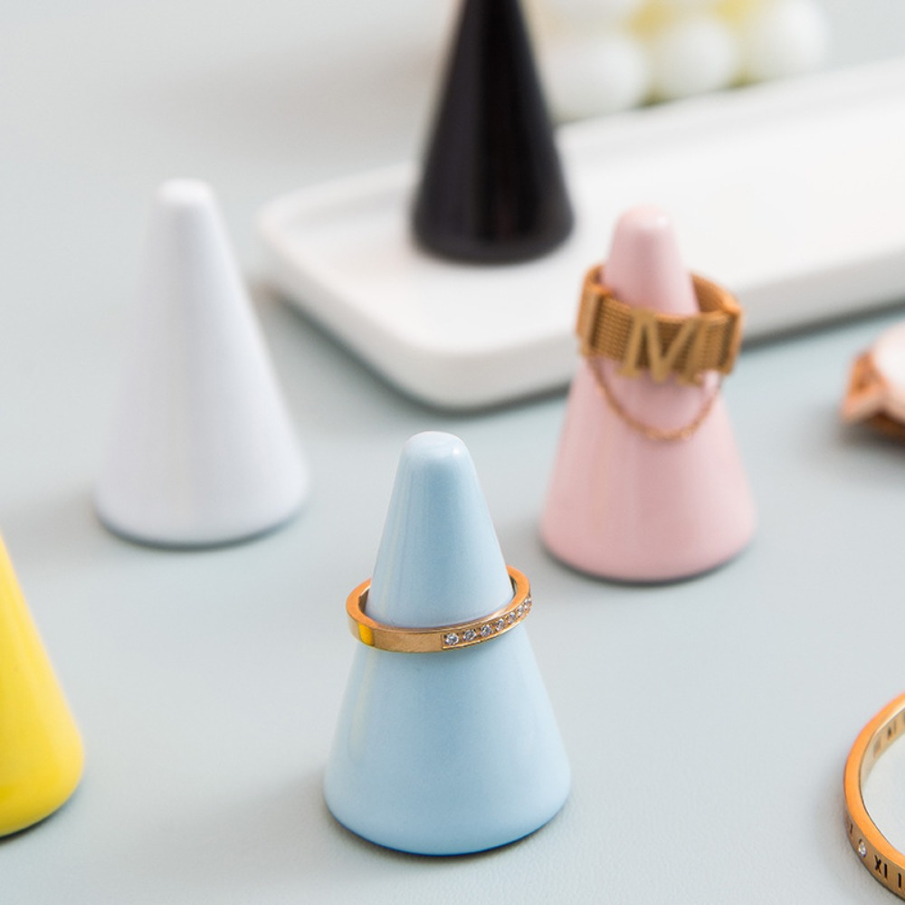 Ceramic Trinket Dish - Biżuteria rekwizyty kształt palca taca na