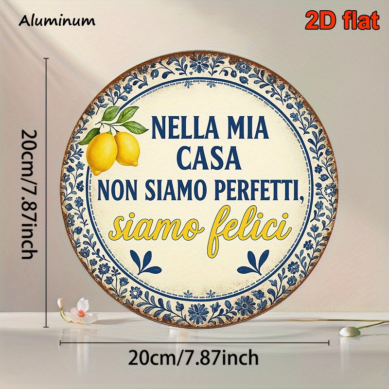 1 szt. Okrągła aluminiowa tabl – Home Decor Nz recenzja i cena
