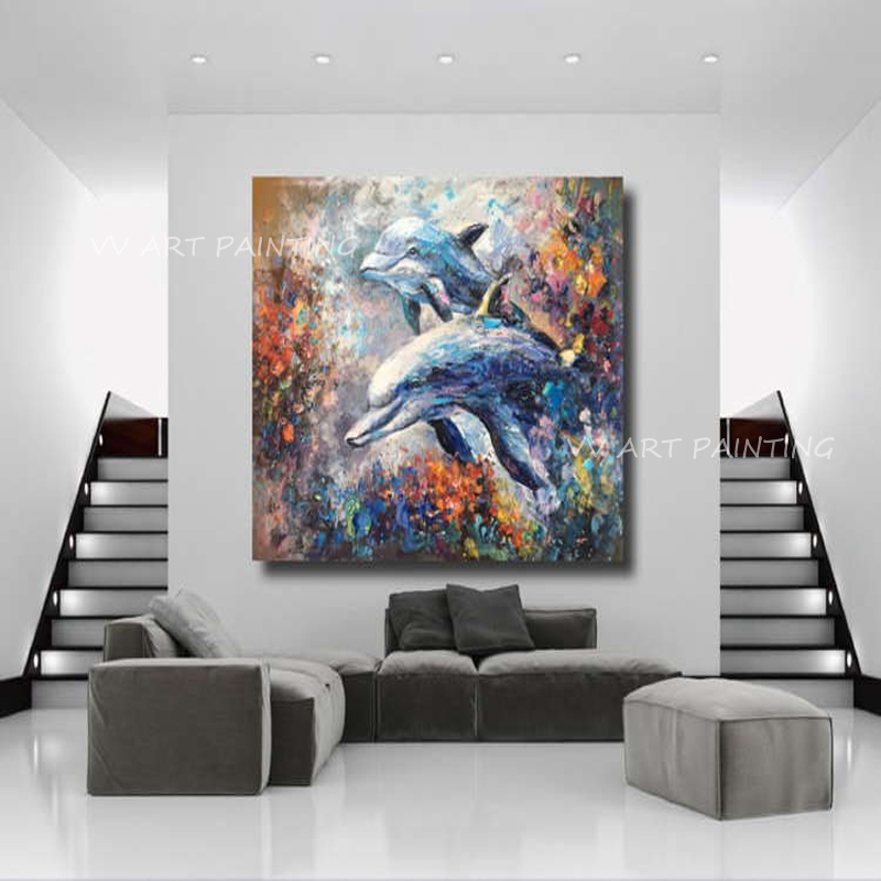 Ręcznie malowany obraz olejny  – Home Decor Color Palettes recenzja i cena