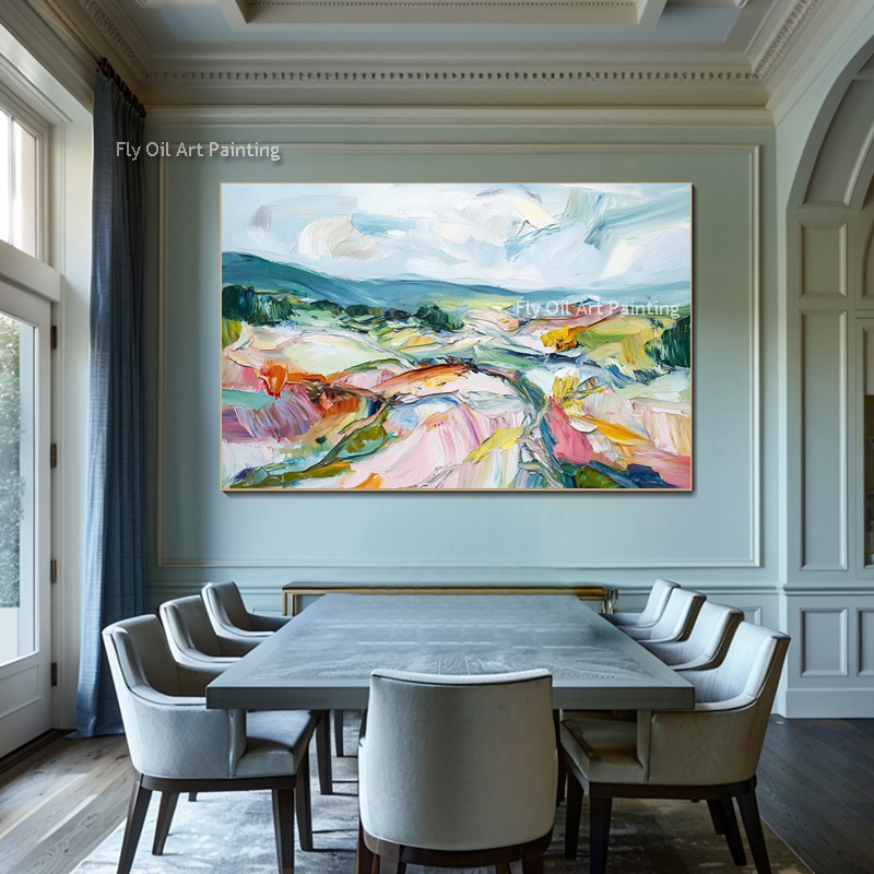 Ręcznie malowany obraz olejny  – Home Decor Color Palettes recenzja i cena