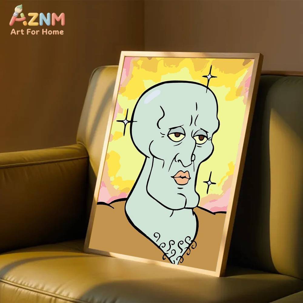 1 szt. AZMN SpongeBob SquarePa – Geometric Wall Art recenzja i cena