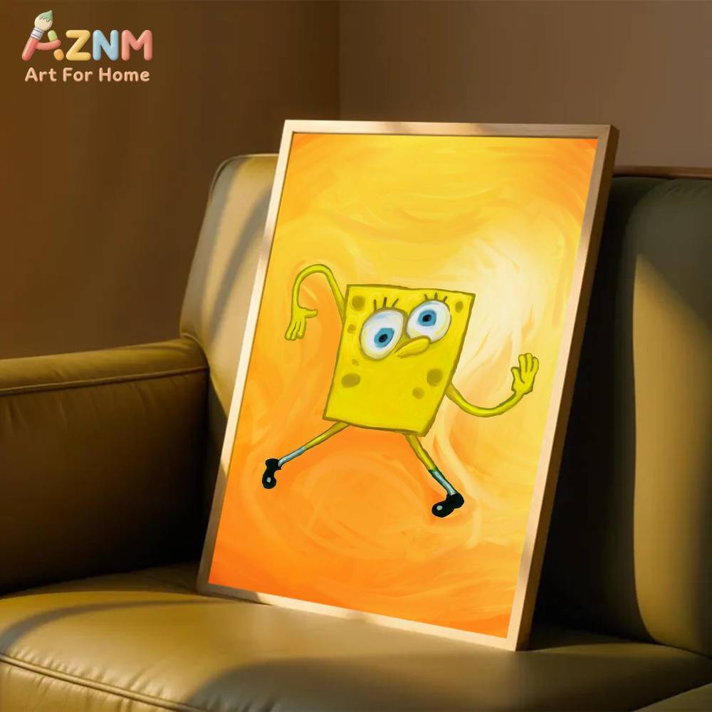 1 szt. AZMN SpongeBob SquarePa – Geometric Wall Art recenzja i cena