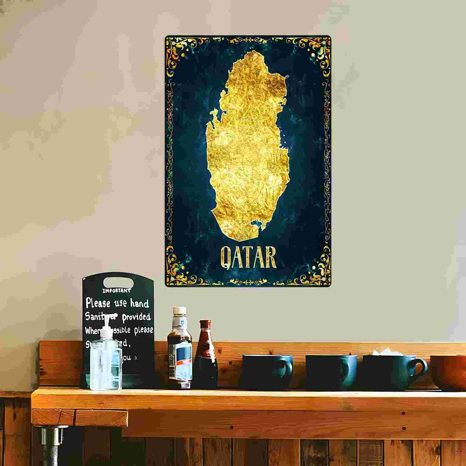 2D PŁASKA METALOWA DEKORACJA Ś – Home Decor Qatar recenzja i cena