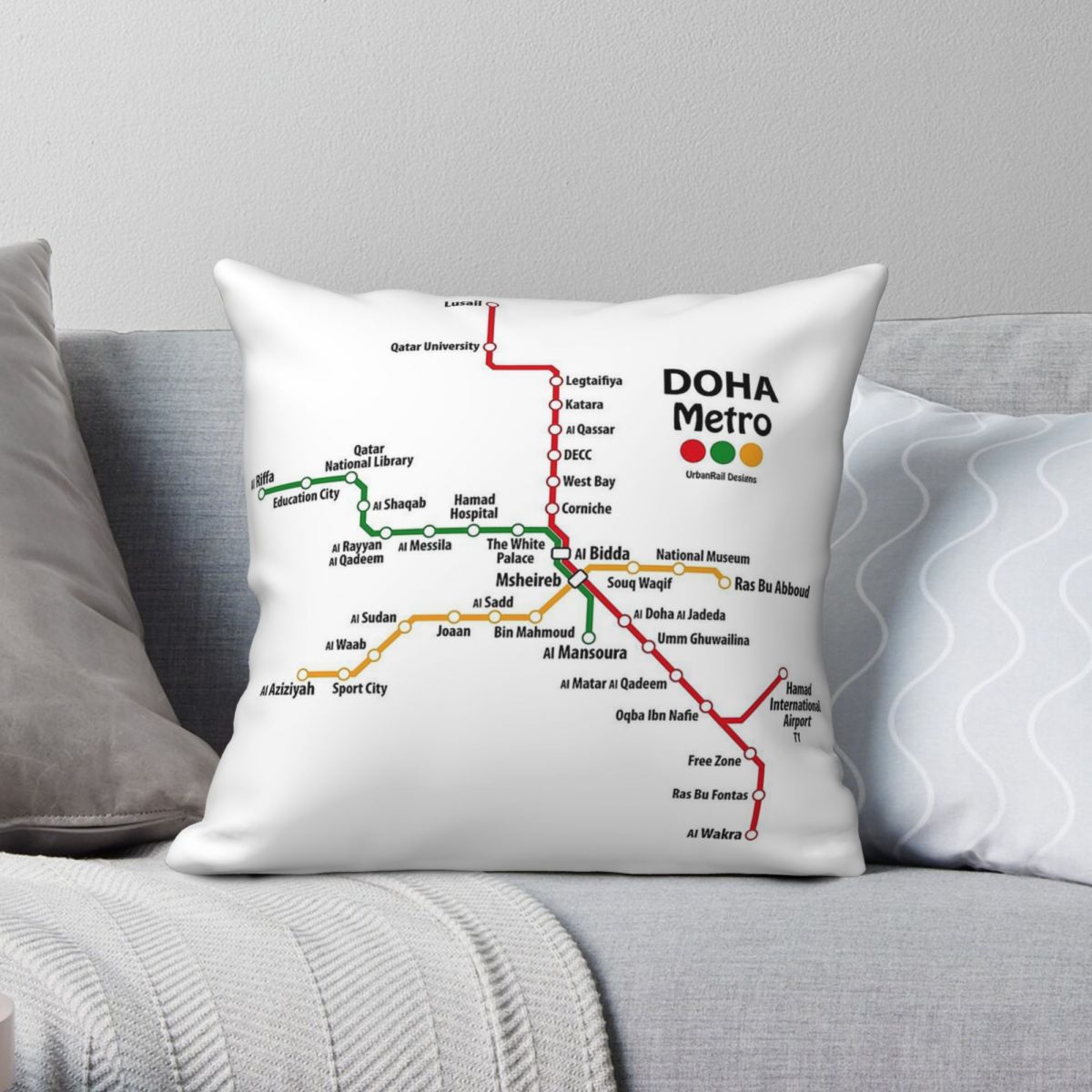 Katar Doha Metro Map Kwadratow – Home Decor Qatar recenzja i cena