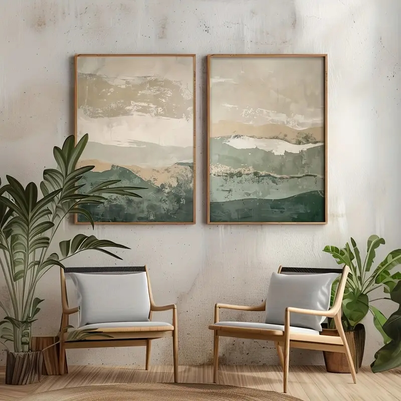 2 szt./zestaw Wabi Sabi Abstra – Home Decor Korea recenzja i cena