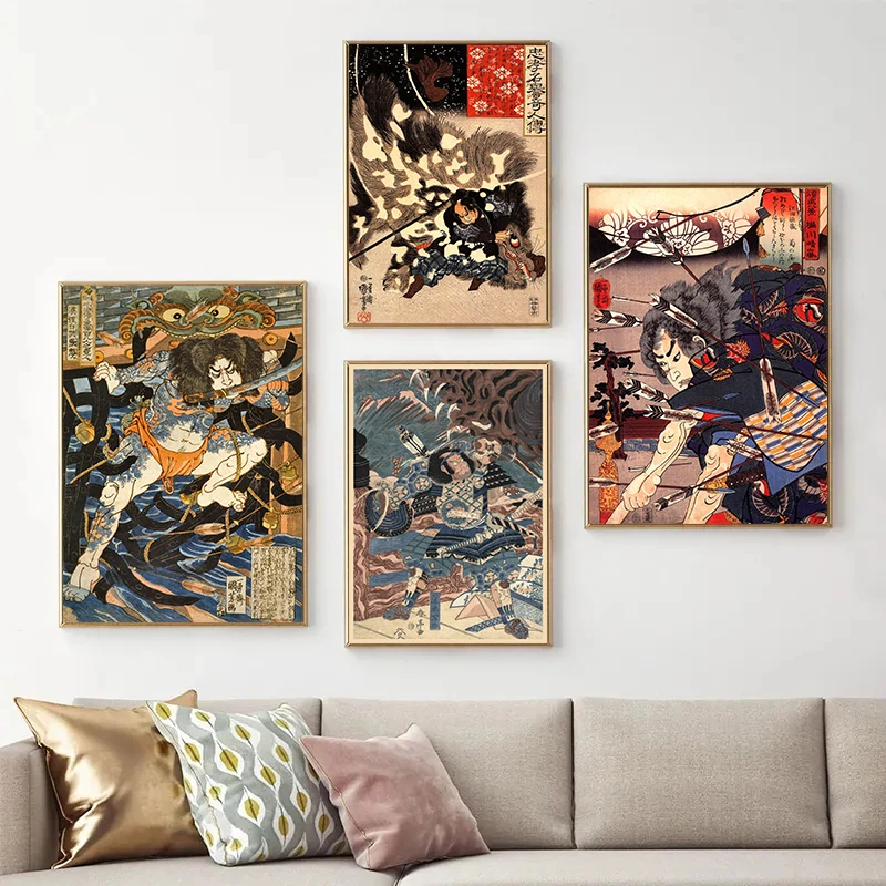 Obraz na płótnie Retro Japońsk – Home Decor Japandi recenzja i cena