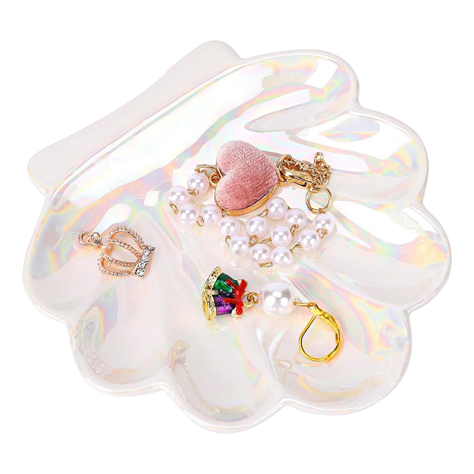 Shell Jewelry Dish Jewelry Pla – Ceramic Trinket Dish recenzja i cena