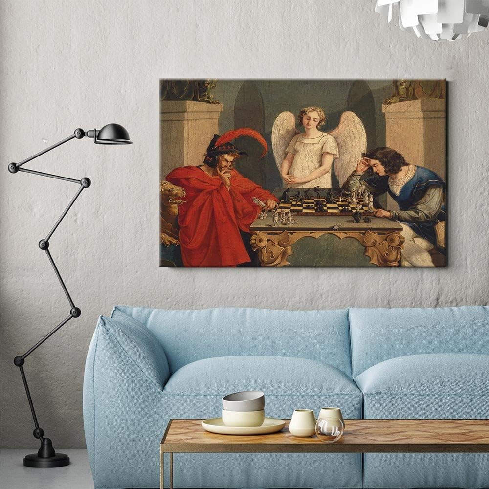 IUHYVMSM Vintage Faust i Mefis – Geometric Wall Art recenzja i cena