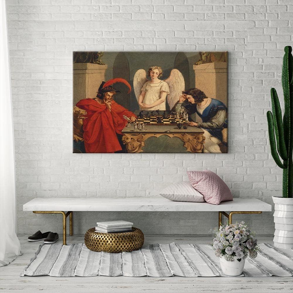 IUHYVMSM Vintage Faust i Mefis – Geometric Wall Art recenzja i cena