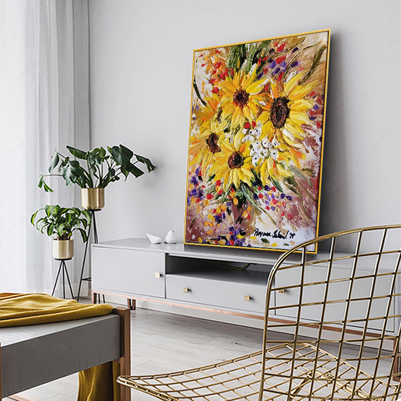 Żywy obraz olejny 3D Impasto z – Home Decor Color Palettes recenzja i cena