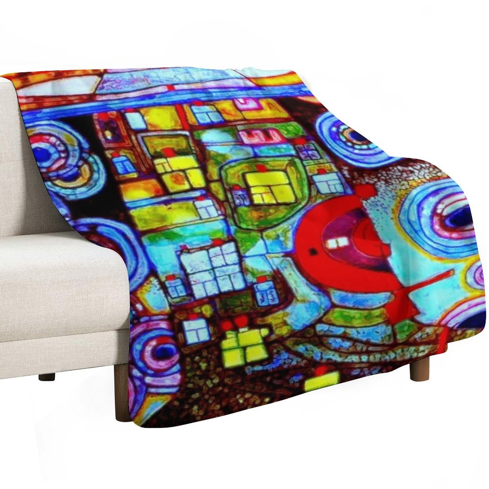Koc Qatar 813 neonowy, miękki  – Home Decor Qatar recenzja i cena