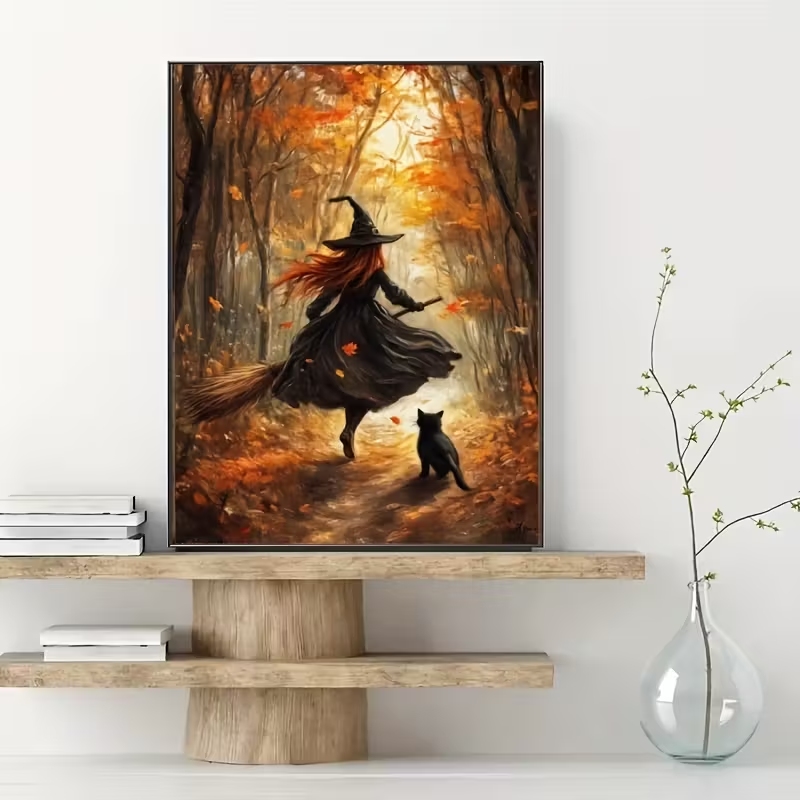 Retro Halloweenowa Jesienna Wi – Home Decor Quirky recenzja i cena