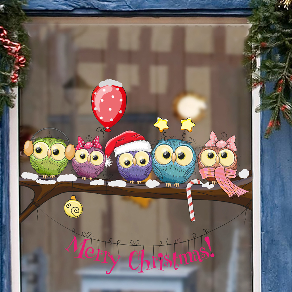 Naklejki Świąteczne Sowy na Ga – Home Decor Window Blinds recenzja i cena