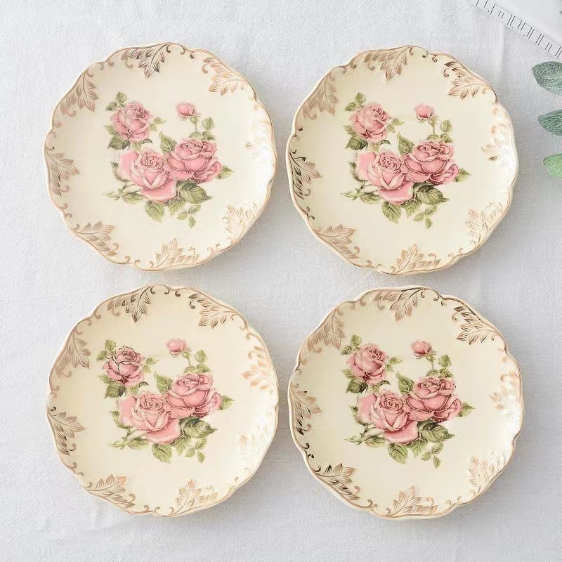 Różany Kwiat Ręcznie Malowany  – Ceramic Trinket Dish recenzja i cena