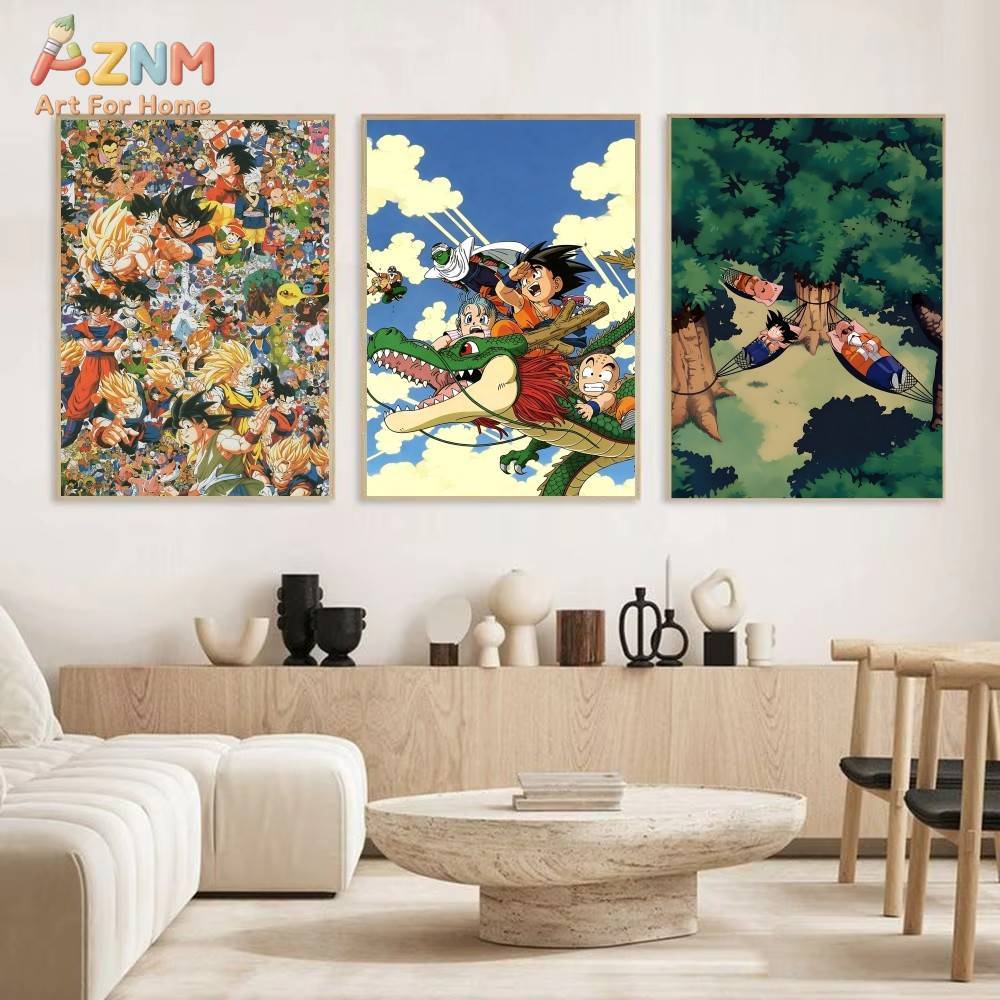 AZNM Dragon Ball Z Obraz na Pł – Geometric Wall Art recenzja i cena