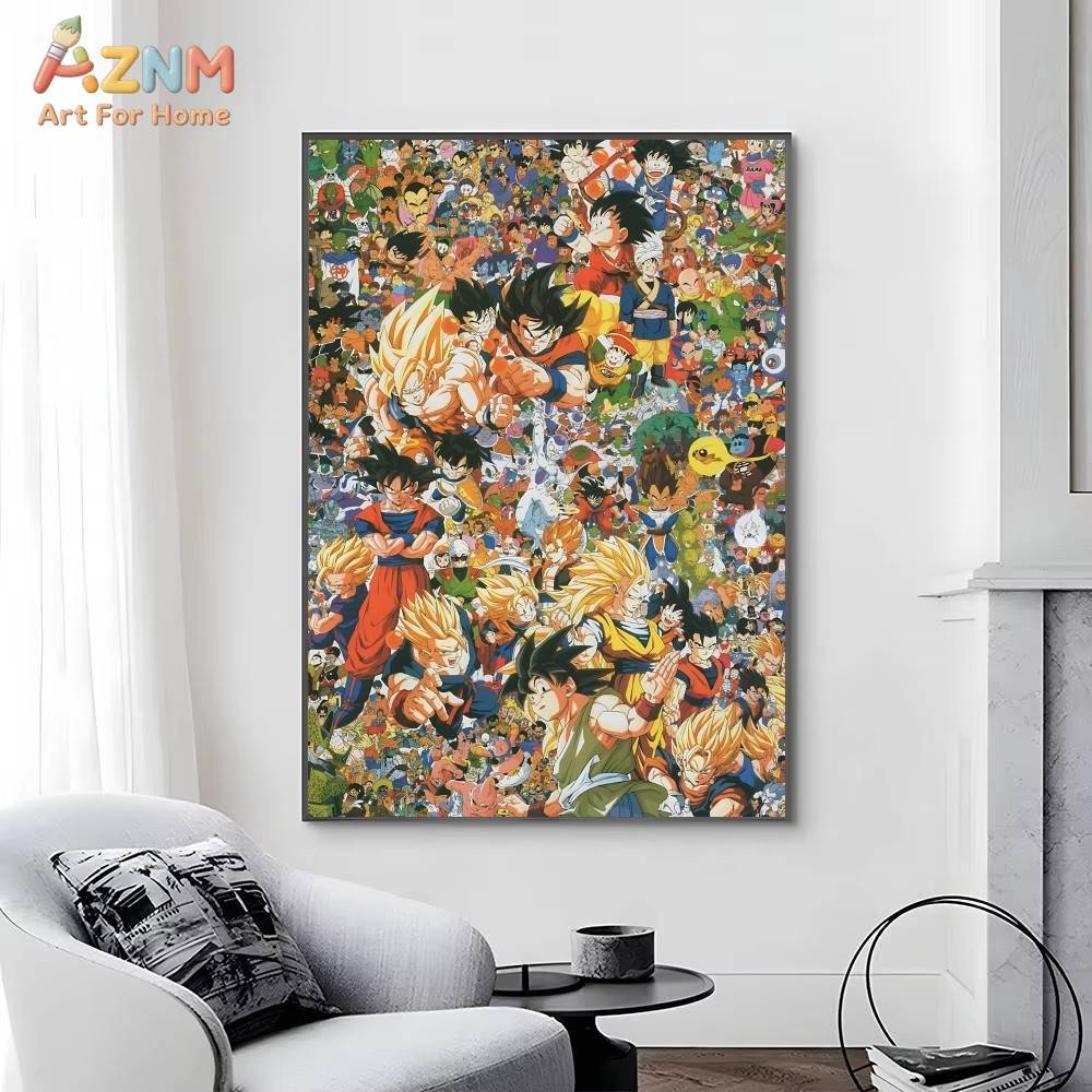 AZNM Dragon Ball Z Obraz na Pł – Geometric Wall Art recenzja i cena