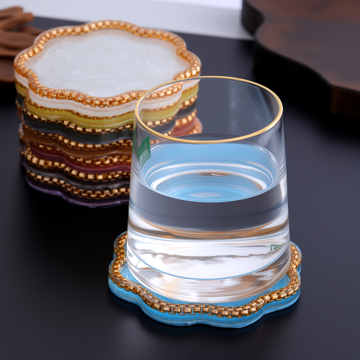 Paleta kolorów z żywicy agatow – Home Decor Color Palettes recenzja i cena
