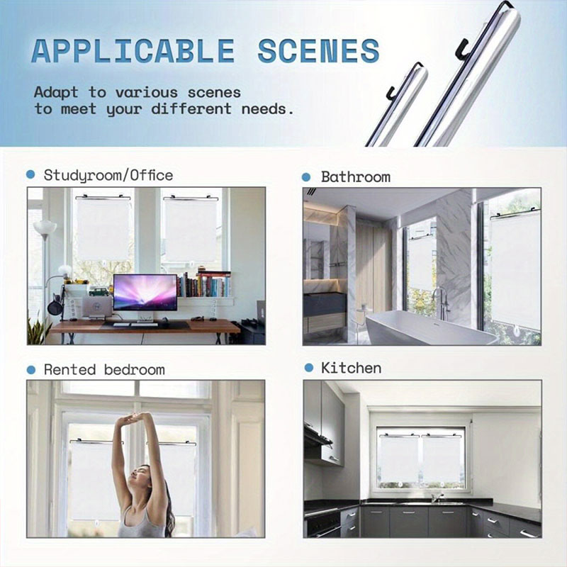 Zasłony przeciwsłoneczne, role – Home Decor Window Blinds recenzja i cena