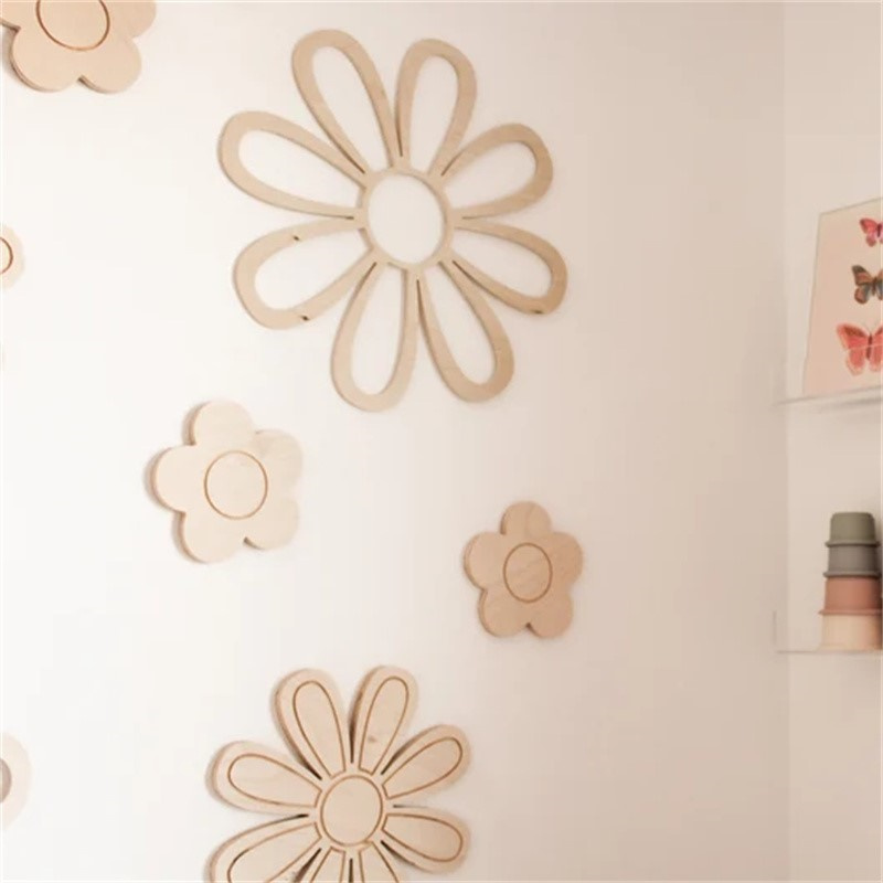 Drewniane kwiaty stokrotki na  – Home Decor Korea recenzja i cena