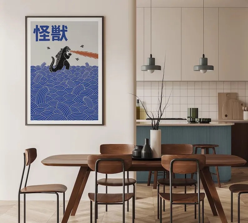 Japoński Współczesny Plakat na – Home Decor Japandi recenzja i cena