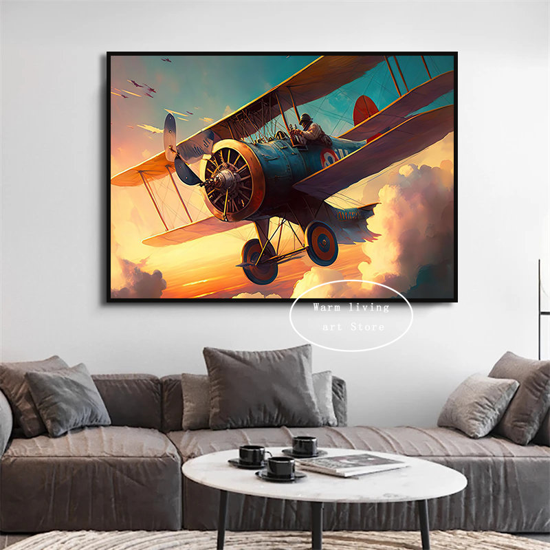 Samolot myśliwiec śmigło plaka – Home Decor Ikea recenzja i cena