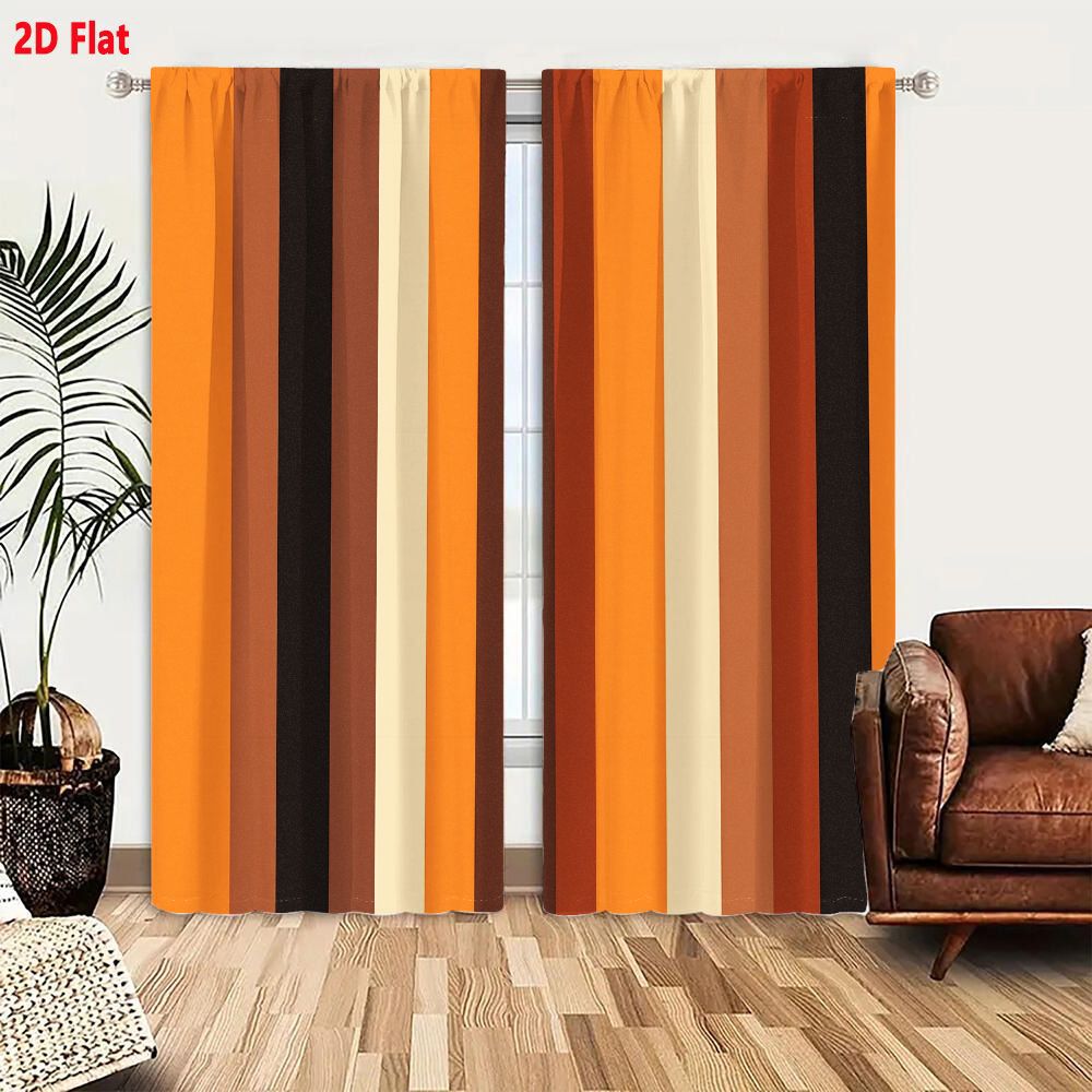 2 szt. Zasłon z płaskim, piono – Home Decor Color Palettes recenzja i cena