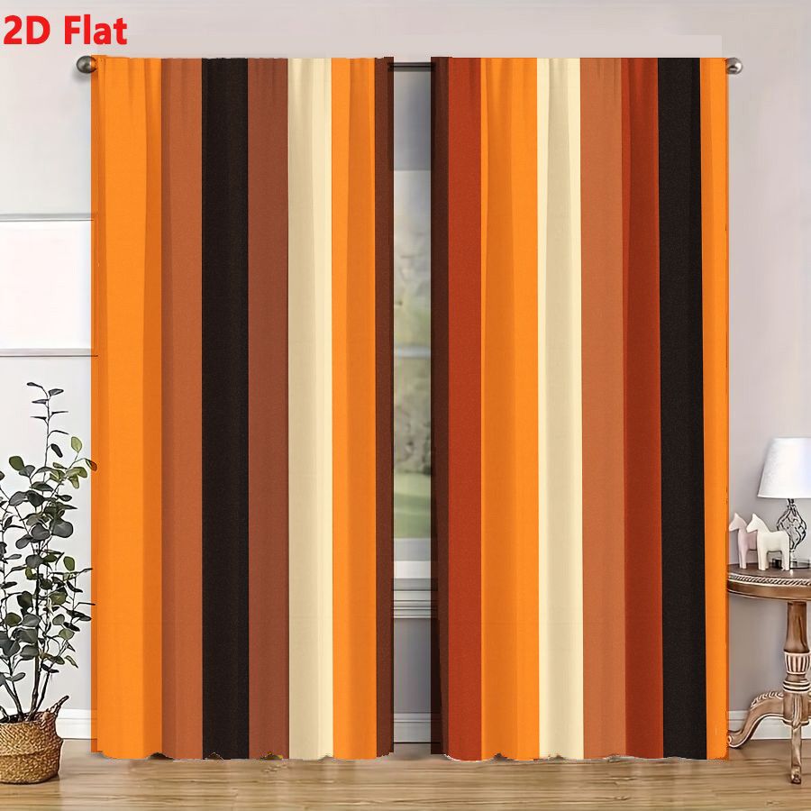 2 szt. Zasłon z płaskim, piono – Home Decor Color Palettes recenzja i cena