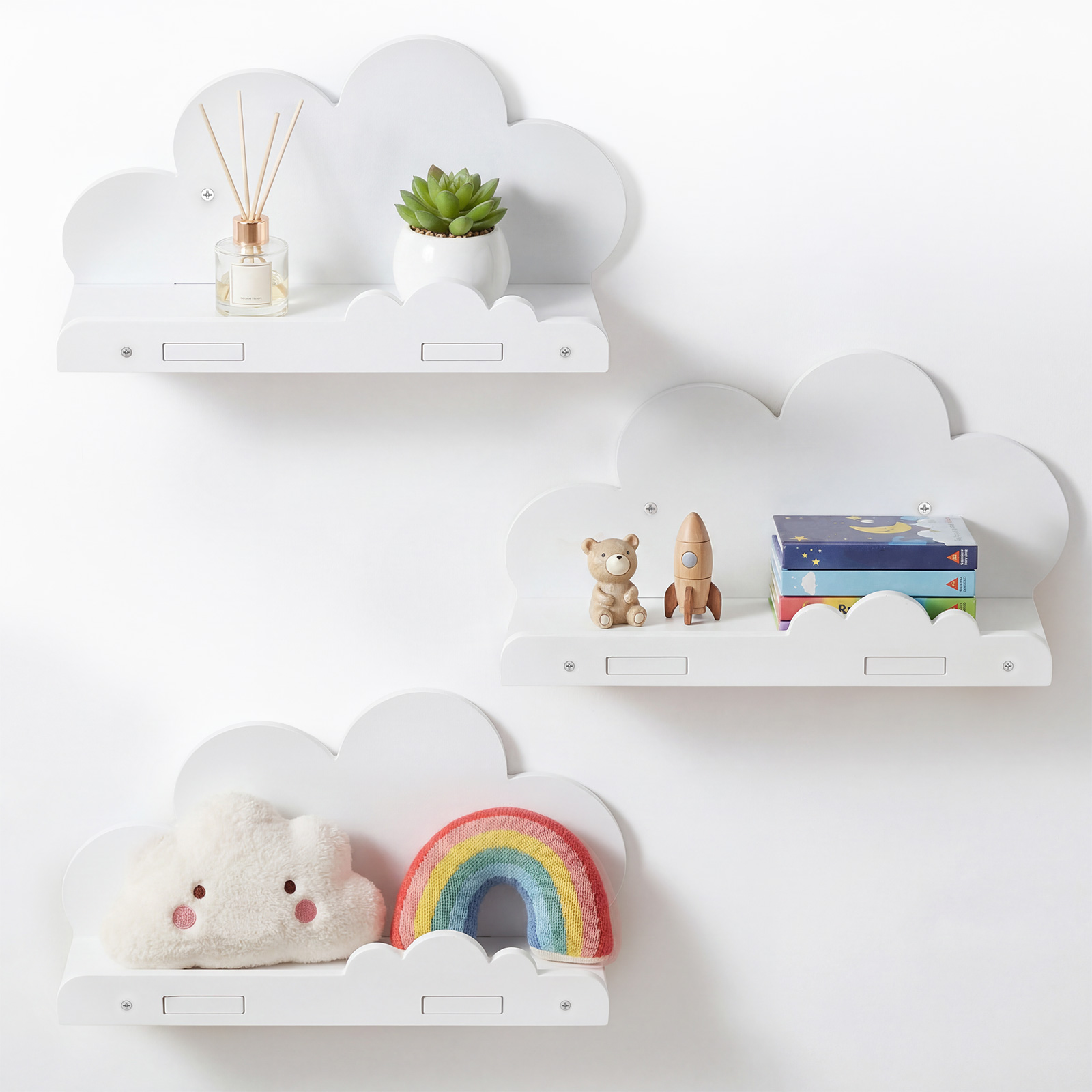 3 szt. Półki wiszące w kształc – Floating Shelves recenzja i cena