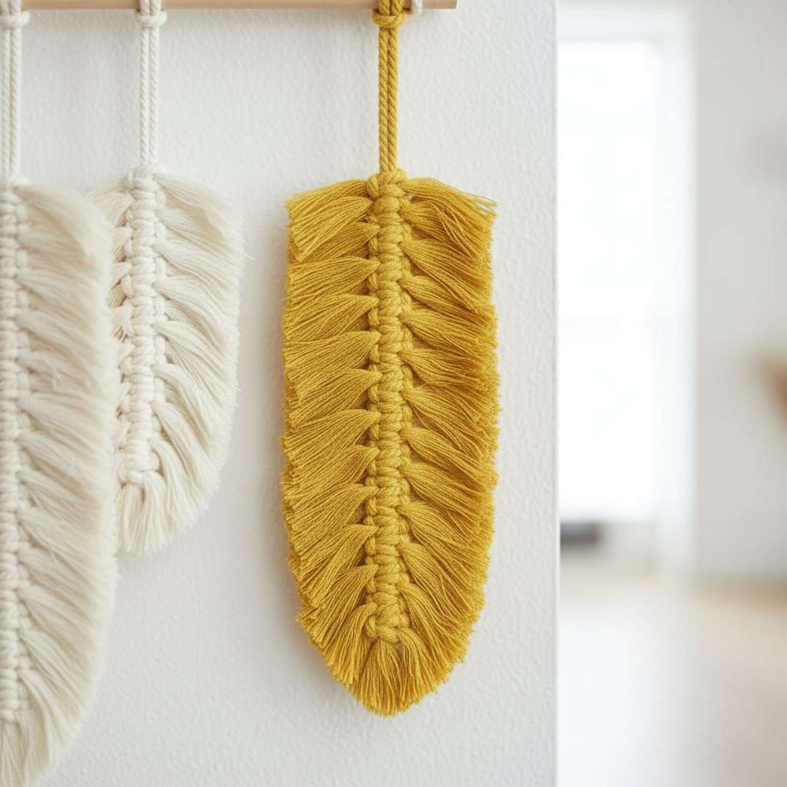 Makrama z piórami, ręcznie rob – Home Decor Handmade recenzja i cena