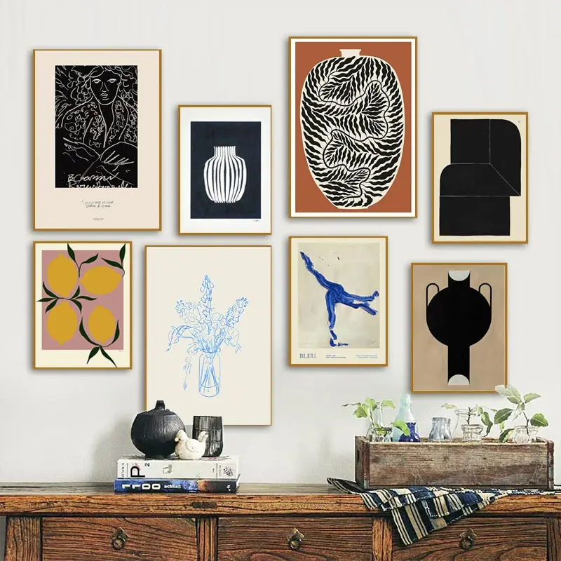 Abstrakcyjny Minimalizm Cytryn – Home Decor Japandi recenzja i cena