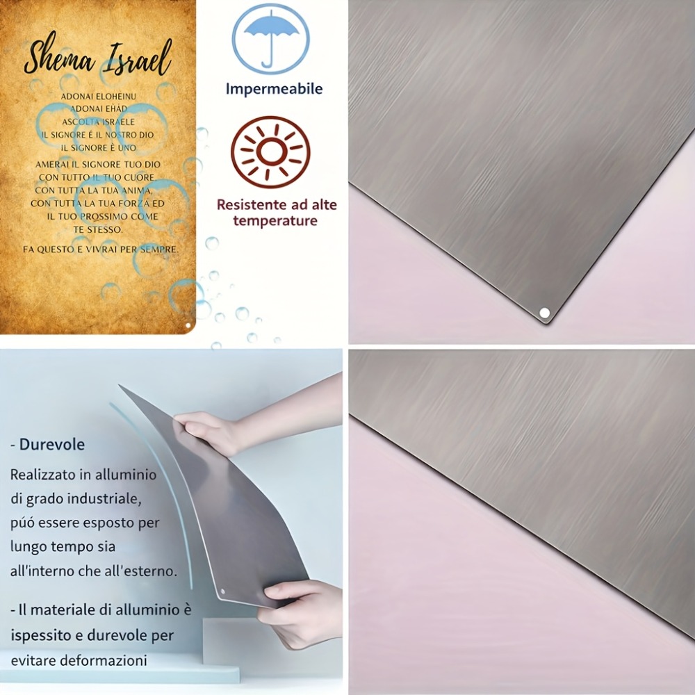 CIFBUY Aluminiowa Tabliczka z  – Home Decor In recenzja i cena