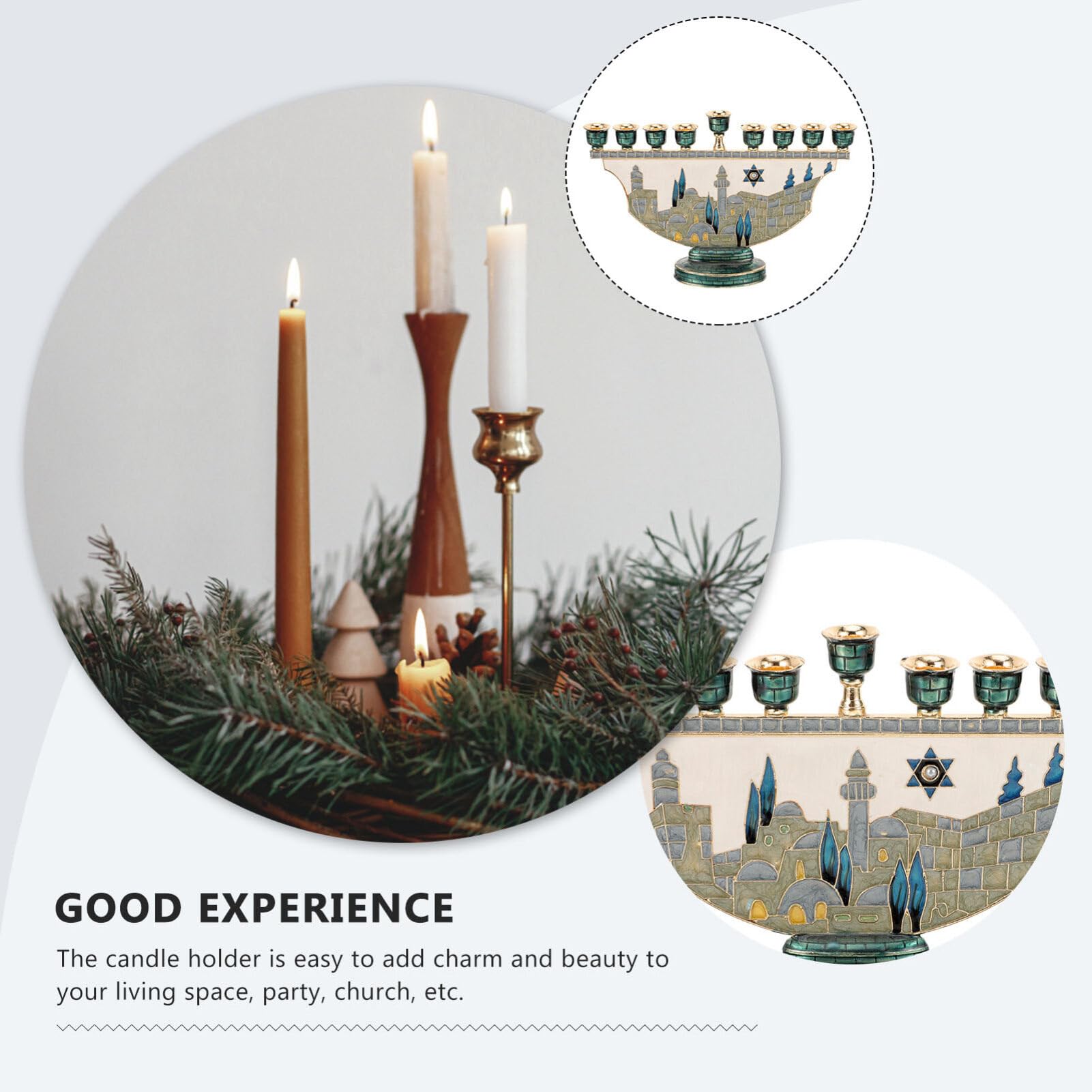 Jerozolimska Menora Świecznik  – Home Decor In recenzja i cena