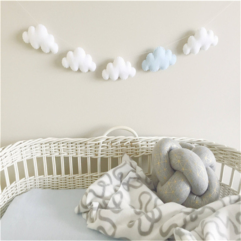 Nordic filcowe girlandy chmuro – Home Decor Korea recenzja i cena
