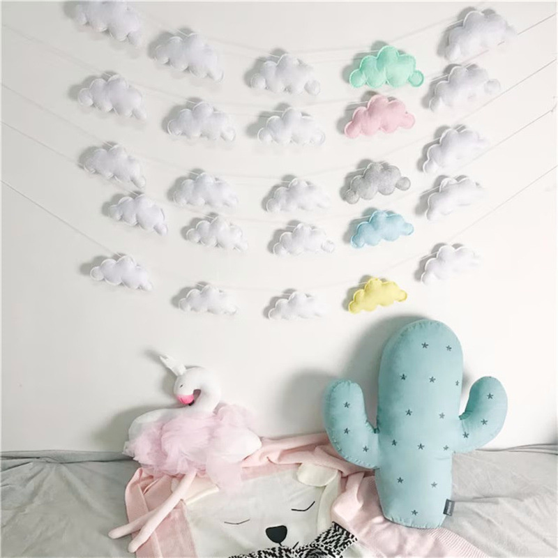Nordic filcowe girlandy chmuro – Home Decor Korea recenzja i cena