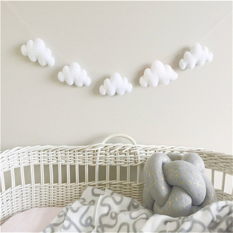 Nordic filcowe girlandy chmuro – Home Decor Korea recenzja i cena